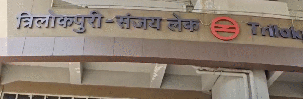 Sanjay Lake Metro Station: त्रिलोकपुरी में संजय लेक मेट्रो स्टेशन पर लगी आग Fire broke out at Sanjay Lake Metro Station in Trilokpuri