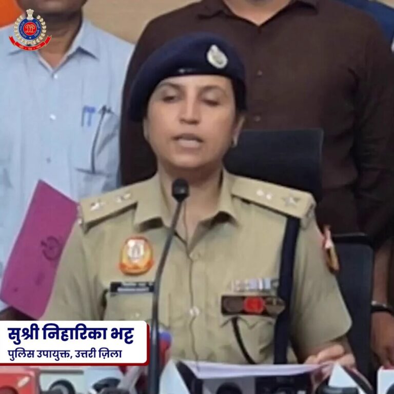 वजीराबाद मुठभेड़ और गिरफ्तारी से संबंधित दिल्ली पुलिस वीडियो दृश्य